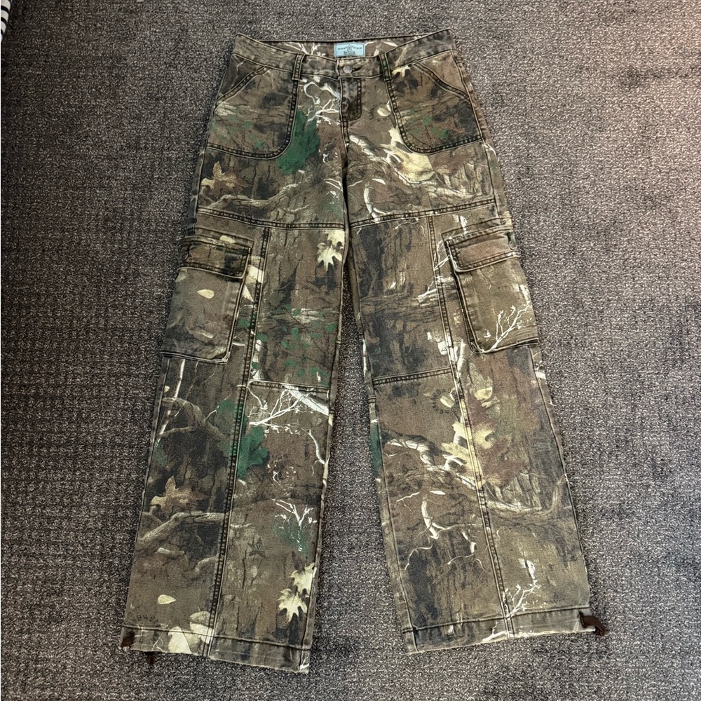 REVICE Brown and Green Camouflage Trousers